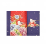 Tihaste ja lillekestega, veniv puuvillasegu kangas kupongina, 70 cm x 150 cm, 11939, Stenzo textiles 