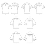 Выкройка: Misses` Top, Butterick B6688 
