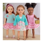 Швейные выкройки Simplicity S9422 18` Doll Clothes 