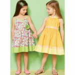 Tüdrukute voodriga kleidid, Kwik Sew K0232 