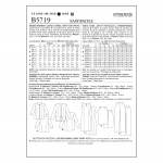 Sewing Pattern: Misses`, sizes: Women`s Jacket, Dress, Skirt and Pants, Butterick B5719 