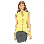 Выкройка: Misses` Shirt, Butterick B5786 