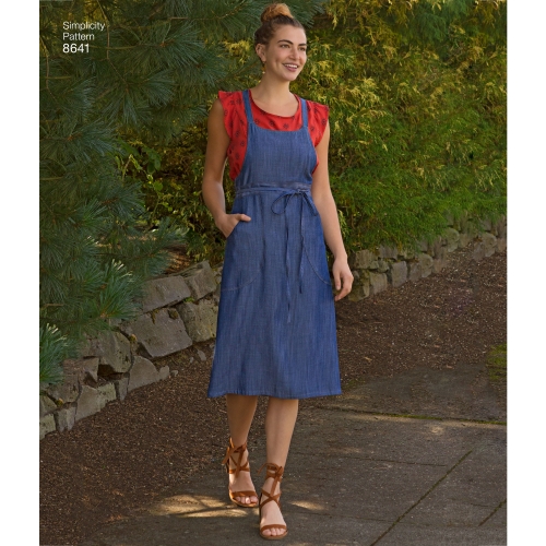 Naiste Jumper-kleit, Simplicity Pattern #8641 