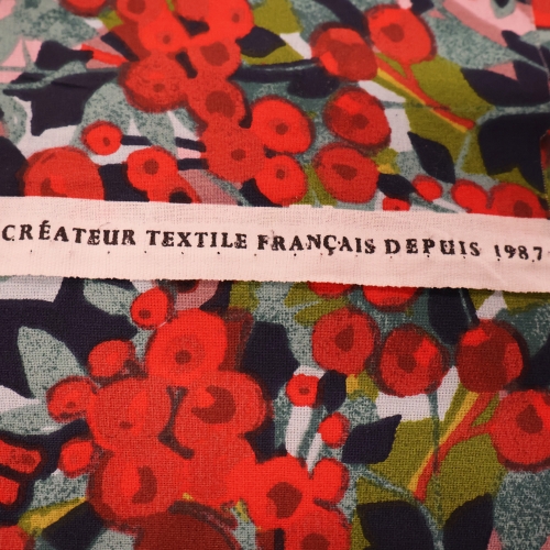 Хлопчатобумажная ткань, France, 160 см, Cotton Cretonne 