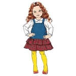 Ompelukaavat: Children`s, sizes: Girls` Jumper, Butterick B5945 