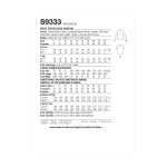 Швейные выкройки Simplicity S9333 Misses` Top with Sleeve Variations 
