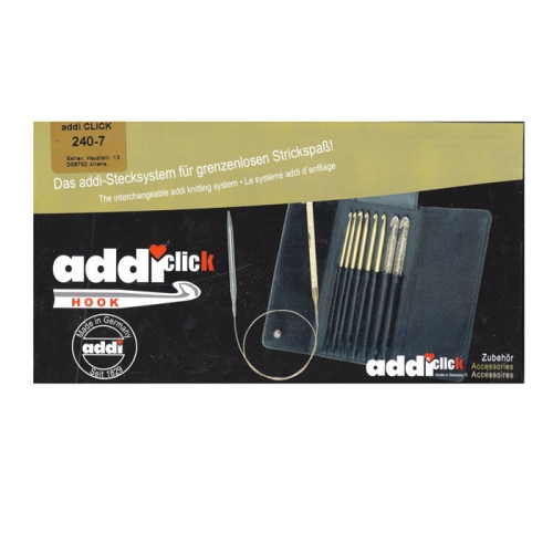 Heegelnõel-otsikute komplekt AddiClick Hooks, ADDI 240-2 (Saksamaa)  