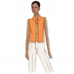 Выкройка: Misses` Open-Front Jackets, Butterick B6328 