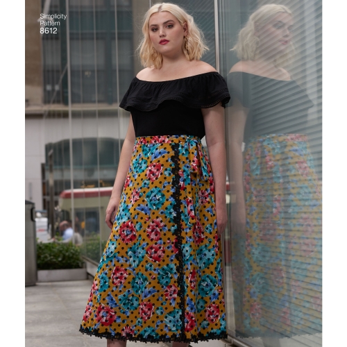 Naiste lihtsad hõlmikseelikud, autor Ashley Nell Tiption, Simplicity Pattern # 8612 