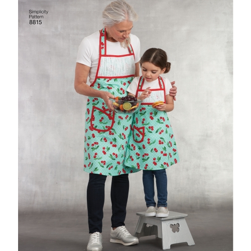 Laste ja naiste põll, suurused: A (S - L / S - L), Simplicity Pattern #8815 