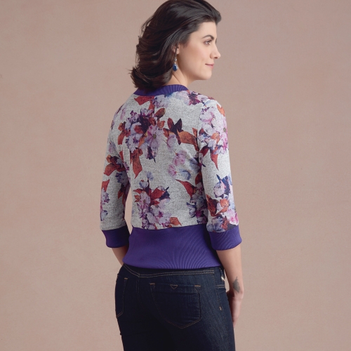 Naiste paeladega trikookardiganid, Simplicity Pattern #S8951 