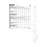 Выкройка: Women`s Dress, Butterick B6763 