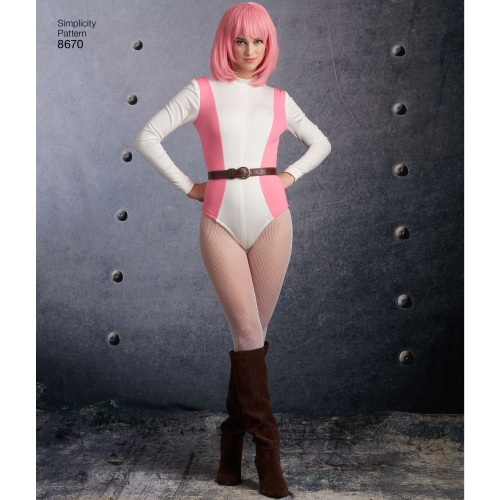 Naiste trikoo-kostüüm, Simplicity Pattern #8670 