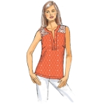 Выкройка: Misses` Top, Butterick B6666 