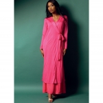 Ompelukaavat: Misses` Robe, Top, Gown, Pants and Bag, Butterick B5963 