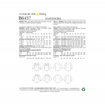Ompelukaavat: Misses` V-Neck or Scoopneck, Cold-Shoulder Tops, Butterick B6457 