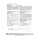 Выкройка: Misses` Jacket, Top, Skirt, Pants and Sash, Butterick B6638 