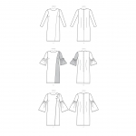 Ompelukaavat: Misses`, sizes: Women`s Dress, Butterick B6587 