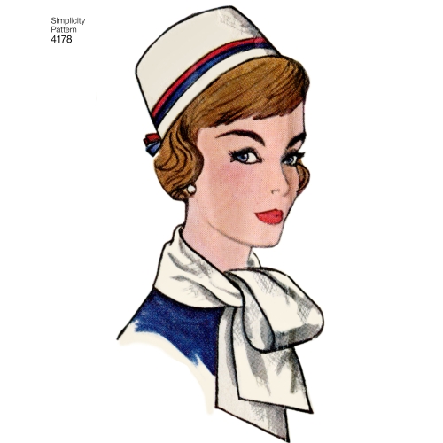 Naiste Vintage 60`ndate aksessuaarid Size: OS (ONE SIZE) Simplicity Pattern #4178 