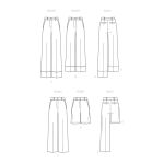 Simplicity lõikekomplekt S9647 MISSES` PANTS AND SHORTS 