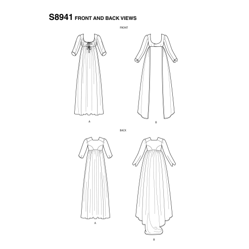Naiste kostüüm, Simplicity Pattern S8941 