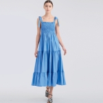 Naiste kroogitud pihaga kleit, Simplicity Pattern #S9141 