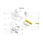 Knitting machine auxiliary brush Silver Reed SRP60N 06045348 Silver Reed SRP60n pn. 06045348