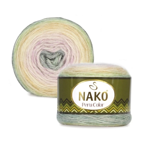 Alpakavilla sisaldav lõng Peru Color, Nako, 100 g = 310 m 