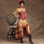 Misses` Steampunk Costumes, Simplicity Pattern #S9007 