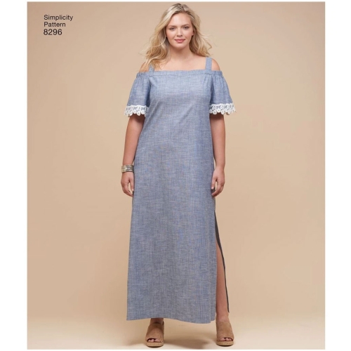 Naiste kleit ja topid, Simplicity Pattern #8296 