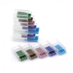Пластиковые коробки для хранения бусин, страз, бисера, 10шт, 4,5 x 3 x 1,5см, Beadalon 207F-110 