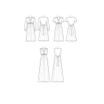 Simplicity Sewing Pattern Misses` Knit Dresses, SS9600 