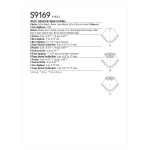 Simplicity Sewing Pattern S9169 NeidudeCharacter Poncho Costumes, sizes: OS (ONE SIZE) 