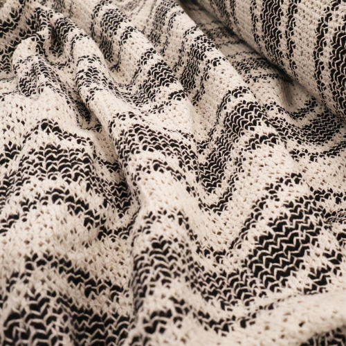 Cotton fabric resembling loop knit fabric, 143 cm 