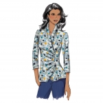 Выкройка: Misses` Top with Pleat and Options, Butterick B6517 