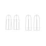Ompelukaava: Misses` No-Side-Seam Shorts, Capris & Pants, A (6-8-10-12-14-16-18-20-22), Butterick, B6851A 