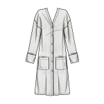 Швейные выкройки Simplicity S9373 Misses` Knit Cardigans, A (XXS-XS-S-M-L-XL-XXL) 