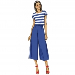 Ompelukaavat: Misses` Culottes, Butterick B6178 
