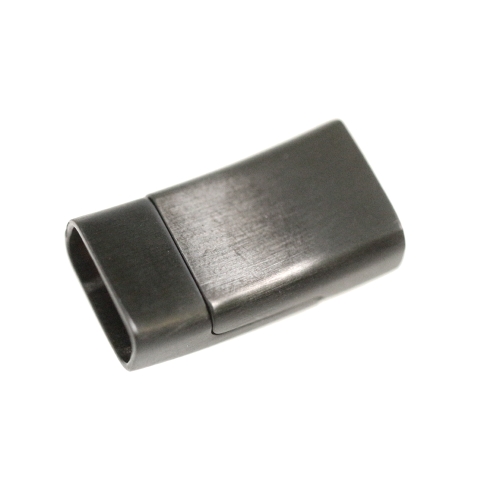 Roostevabast, harjatud terasest (stainless steel) kandiline magnetkinnis, 29 x 15 x 9mm 