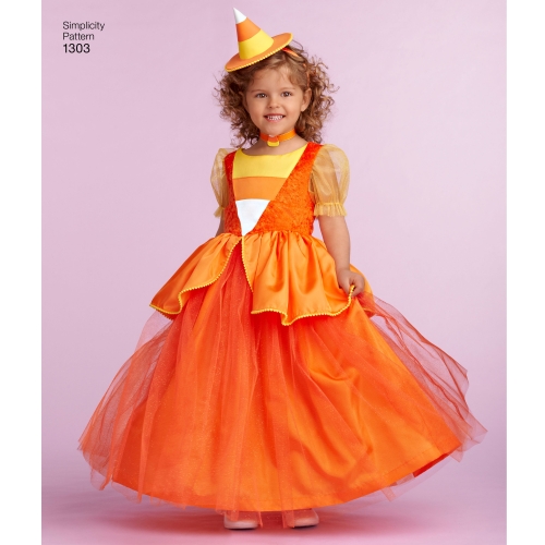 Väikelaste ja laste kostüümid, Simplicity Pattern #1303 