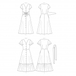 Выкройка: Women`s Dress, Butterick B6763 