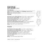Швейные выкройки Simplicity S9358 Fleece Rag Quilts 