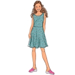 Sewing Pattern: Tüdrukute Dress, Butterick B6550CHJ 