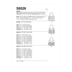 Simplicity Sewing Pattern Handbags SS9526OS 