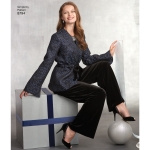 Naiste jakk, topp ja püksid, Simplicity Pattern #8794 