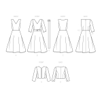 Simplicity Sewing Pattern S9473 Misses` Dresses and Jacket 