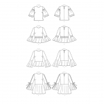 Выкройка: Misses` Top, Butterick B6592 
