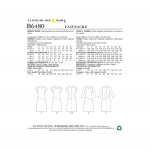 Ompelukaavat: Misses` Fitted Dresses with Hip Detail, Neck and käisevariatsioonidega, Butterick B6480 