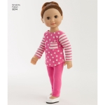 35cm nuku riided, Simplicity Pattern #8574 