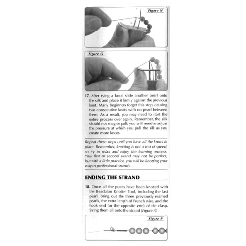Pärlisõlmede tööriist, Knotter Tool, Beadalon JTECONKNOT 